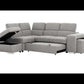 Pasadena Large Sleeper Sectional Sofa Bed with Storage Ottoman and 2 Stools - Available in 3 Colours