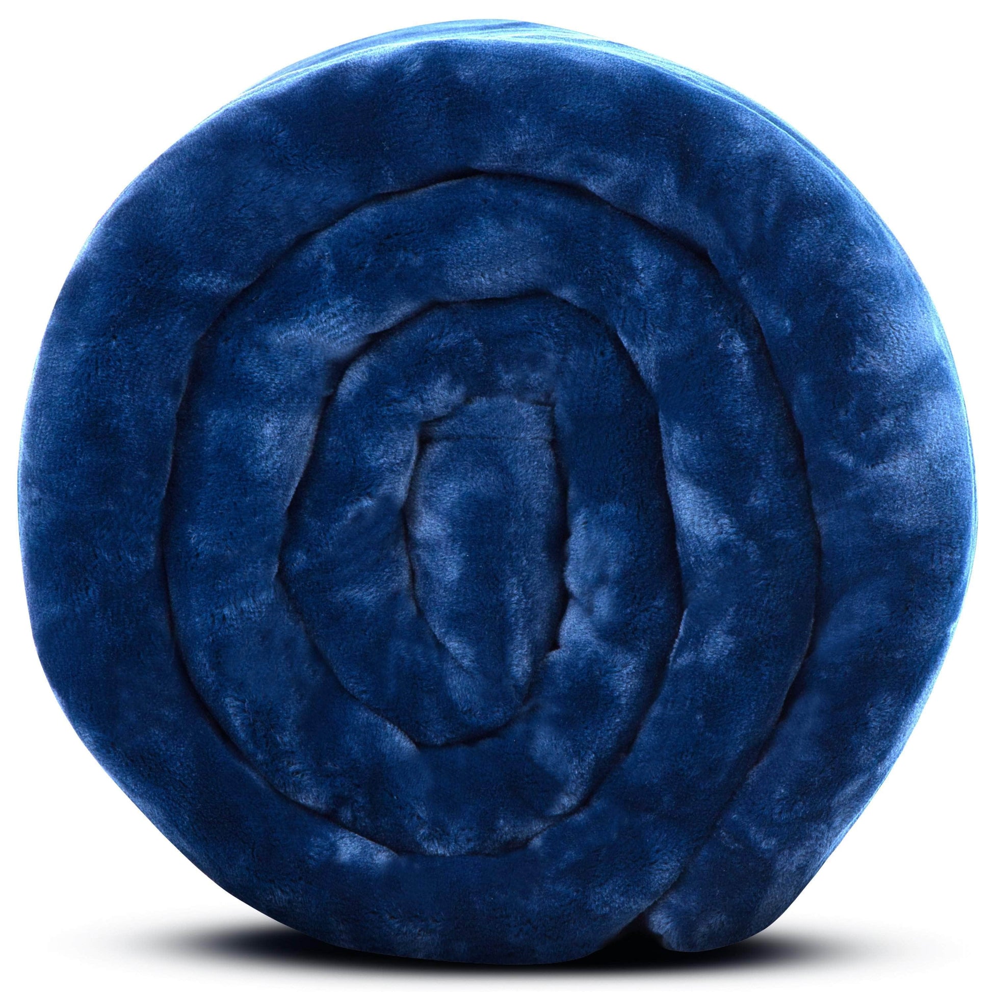 Hush Blankets Blanket Blue/White Hush 8lb Weighted Throw Sherpa Fleece Blanket - Available in 2 Colours