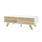 Modubox Coffee Table White UV & Sandy Brown Oak Alhena 48W Coffee Table - Available in 2 Colours