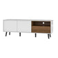 Modubox TV Stand Alga TV Stand - White & Walnut Brown