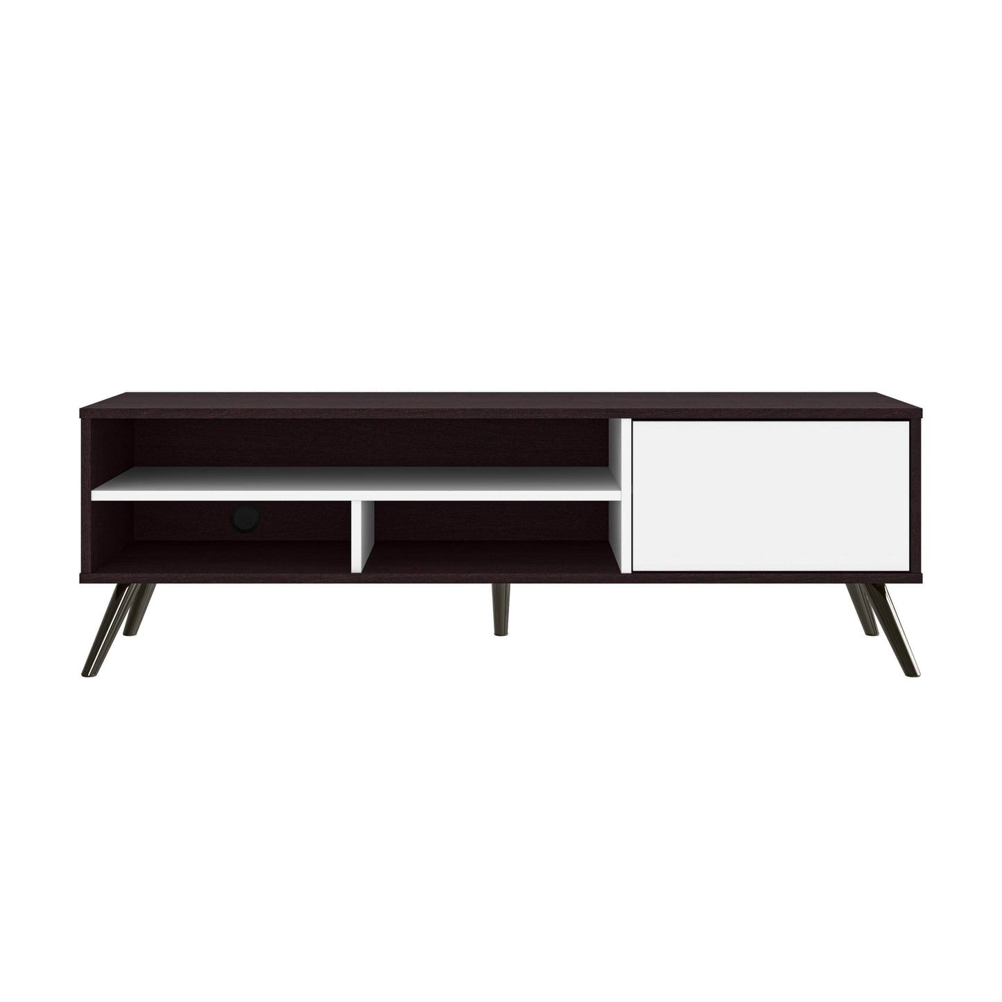 Modubox TV Stand Krom 54"W TV Stand with Metal Legs for 60" TV - Available in 2 Colours