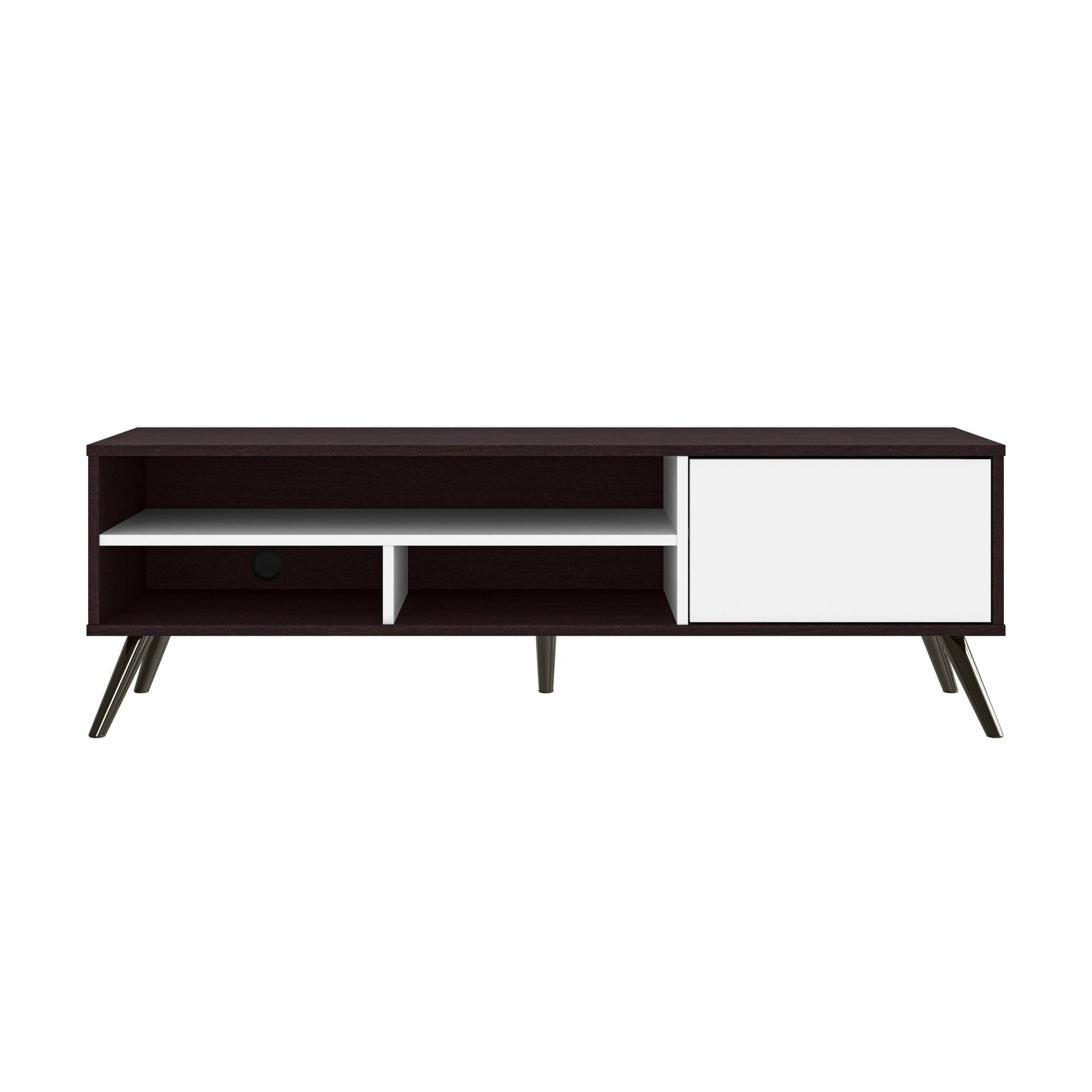 Modubox TV Stand Krom 54"W TV Stand with Metal Legs for 60" TV - Available in 2 Colours