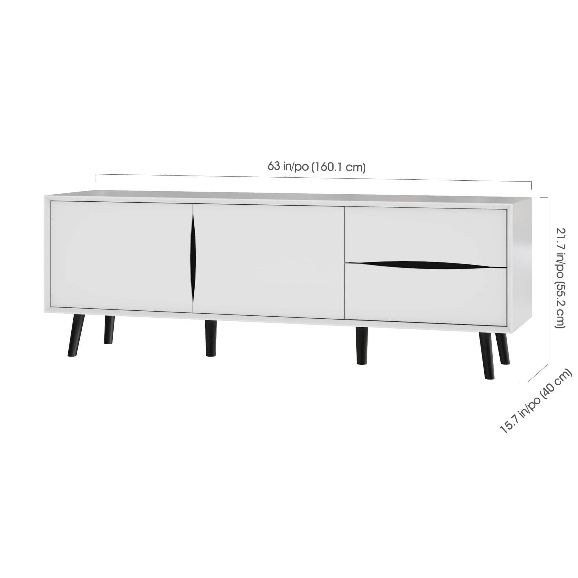 Modubox TV Stand White Maia TV Stand - White