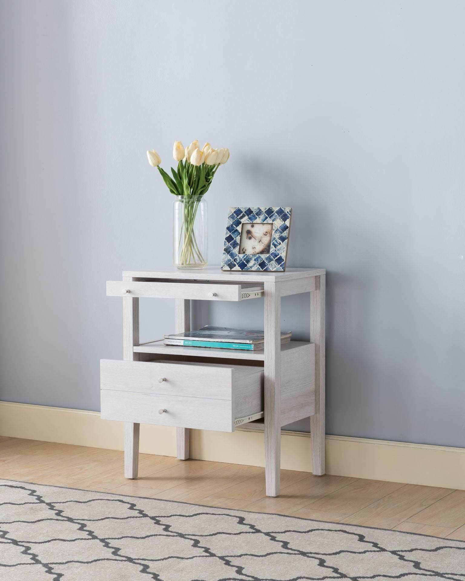 Pending - Brassex Inc. End Table Alaska Accent Table - Available in 3 Colours