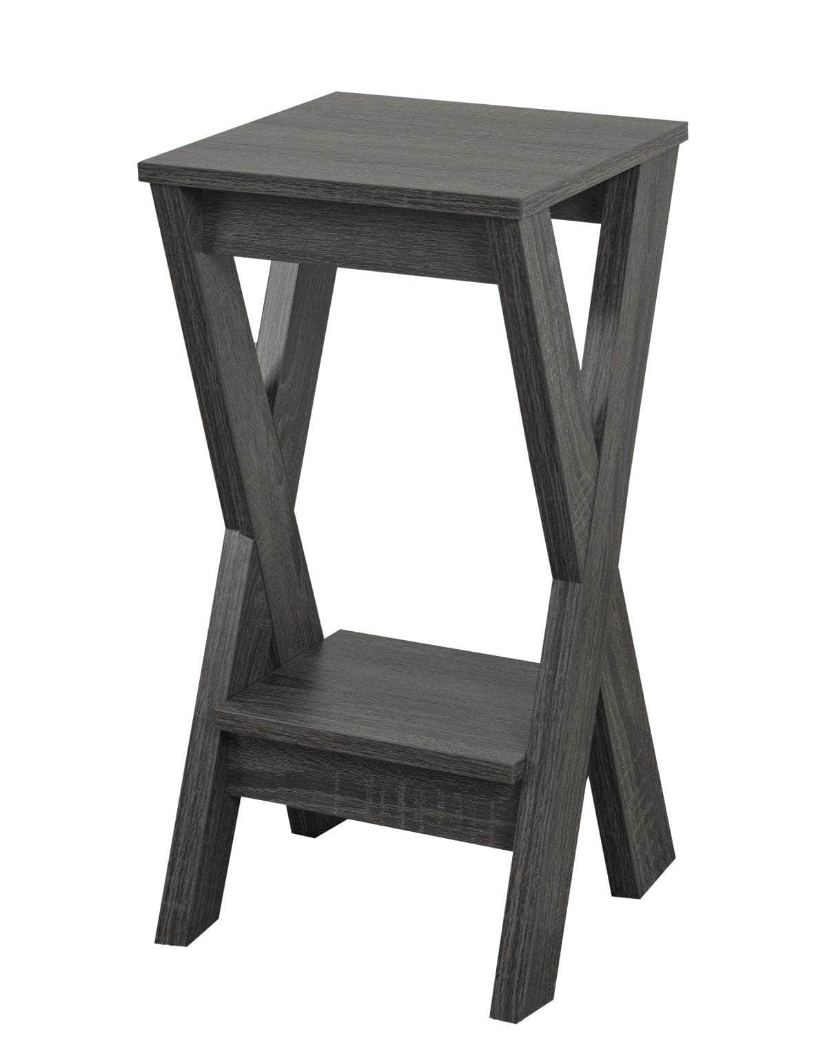 Pending - Brassex Inc. End Table Grey Plant Stand - Available in 2 Colours