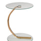Pending - Brassex Inc. End Table Rose Gold Noah Accent Table - Available in 2 Colours