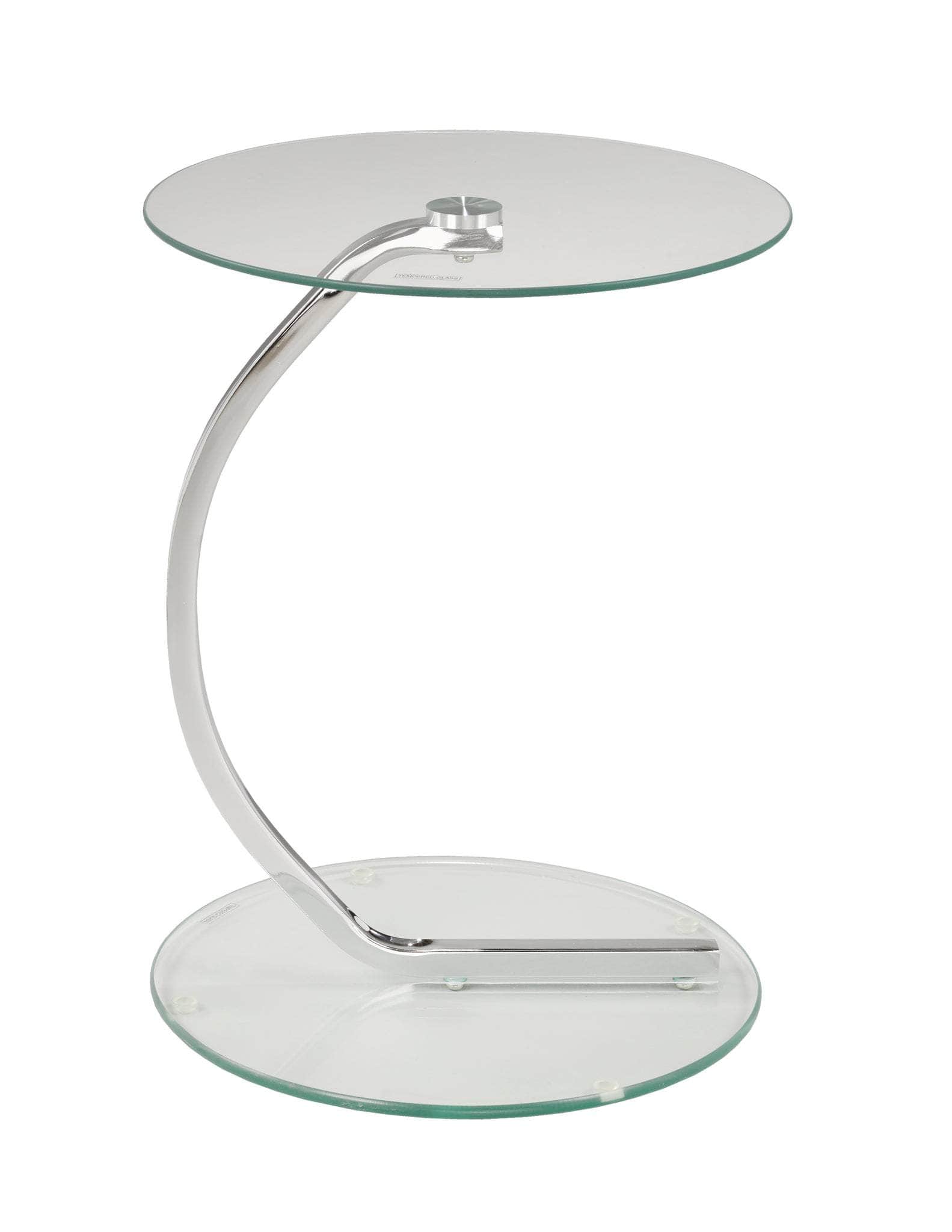 Pending - Brassex Inc. End Table Silver Noah Accent Table - Available in 2 Colours