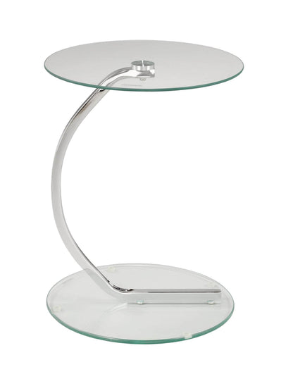 Pending - Brassex Inc. End Table Silver Noah Accent Table - Available in 2 Colours