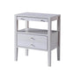 Pending - Brassex Inc. End Table White Oak Alaska Accent Table - Available in 3 Colours