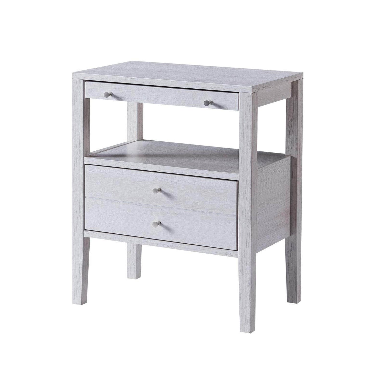Pending - Brassex Inc. End Table White Oak Alaska Accent Table - Available in 3 Colours