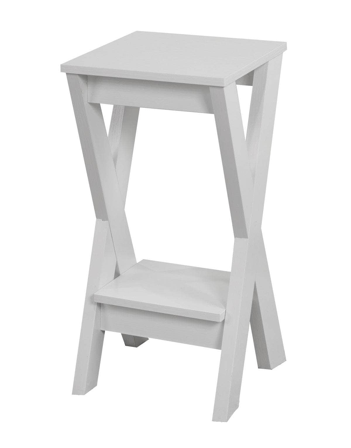Pending - Brassex Inc. End Table White Plant Stand - Available in 2 Colours