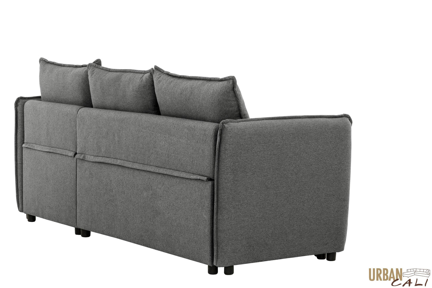 Pending - Urban Cali Laguna Sleeper Sectional Sofa Bed with Reversible Storage Chaise in Nela Ash