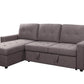 Pending - Urban Cali Malibu Sleeper Sectional Sofa Bed with Storage Chaise