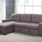 Pending - Urban Cali Malibu Sleeper Sectional Sofa Bed with Storage Chaise