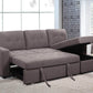 Pending - Urban Cali Right Facing Chaise Malibu Sleeper Sectional Sofa Bed with Storage Chaise