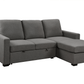Pending - Urban Cali Right Facing Chaise Sausalito Sleeper Sectional Sofa Bed with Storage Chaise in Solis Dark Grey
