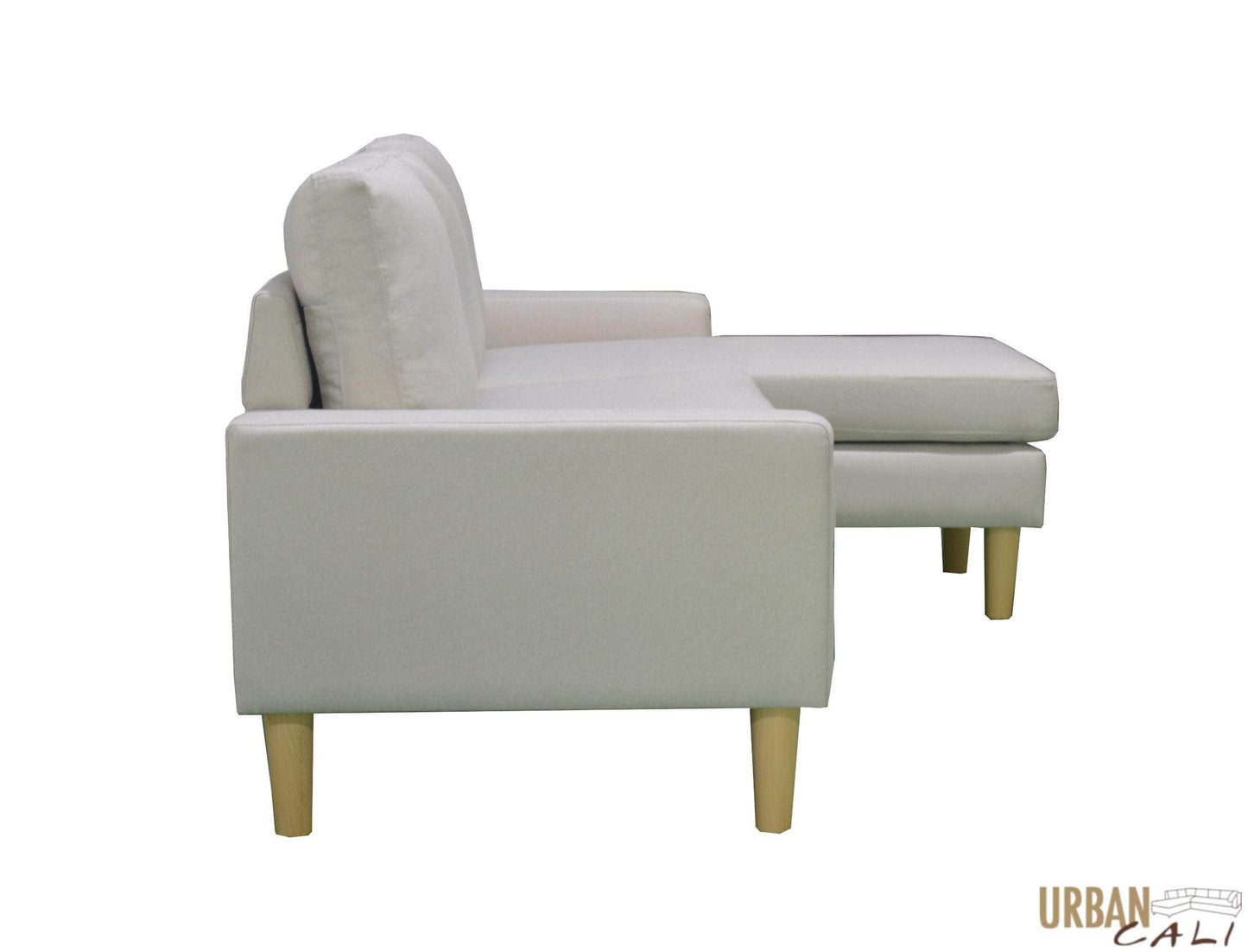 Pending - Urban Cali San Francisco 74.8" Wide Sectional Sofa with Reversible Chaise - Available in 4 Colours