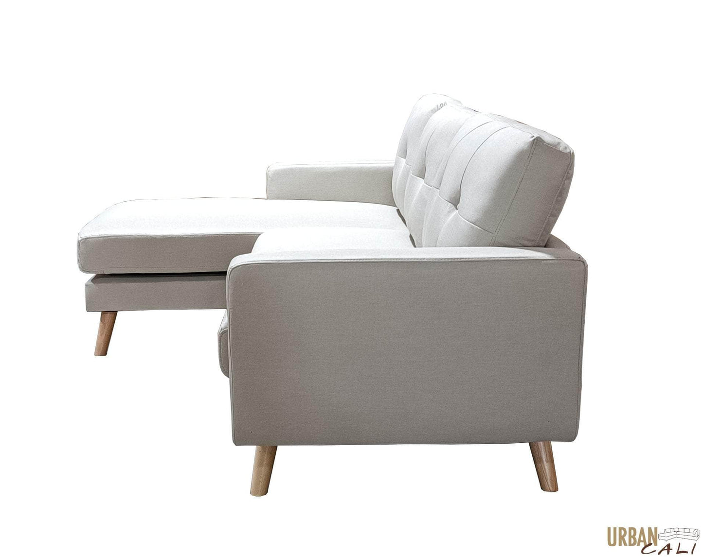 Pending - Urban Cali San Marino Tufted Sectional Sofa – Available in 2 Colours