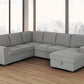 Pending - Urban Cali Sectional Sofa Santa Cruz Large Sleeper Sectional Sofa Bed with Storage Chaise