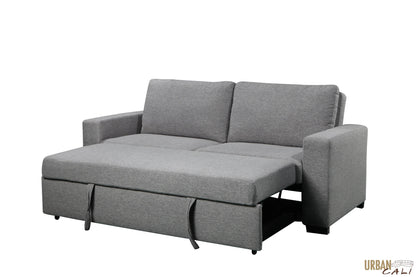Pending - Urban Cali Sleeper Sectional Eureka Sleeper Sofa Bed in Solis Grey