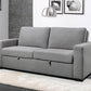 Pending - Urban Cali Sleeper Sectional Eureka Sleeper Sofa Bed in Solis Grey