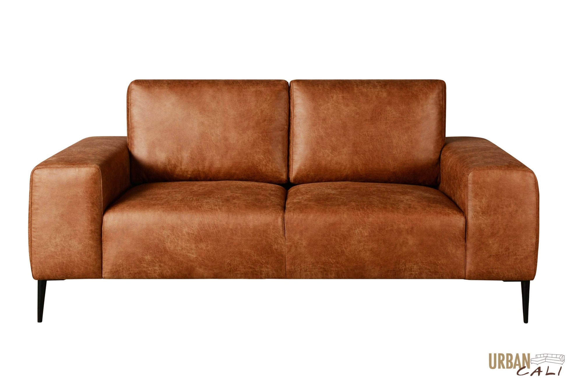Urban Cali Loveseat Fresno Loveseat in Rustic Light Brown