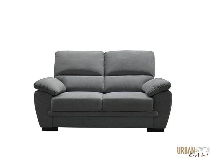 Urban Cali Loveseat Monterey 64" Pillow Top Arm Loveseat in Cotton Fabric - Available in 2 Colours
