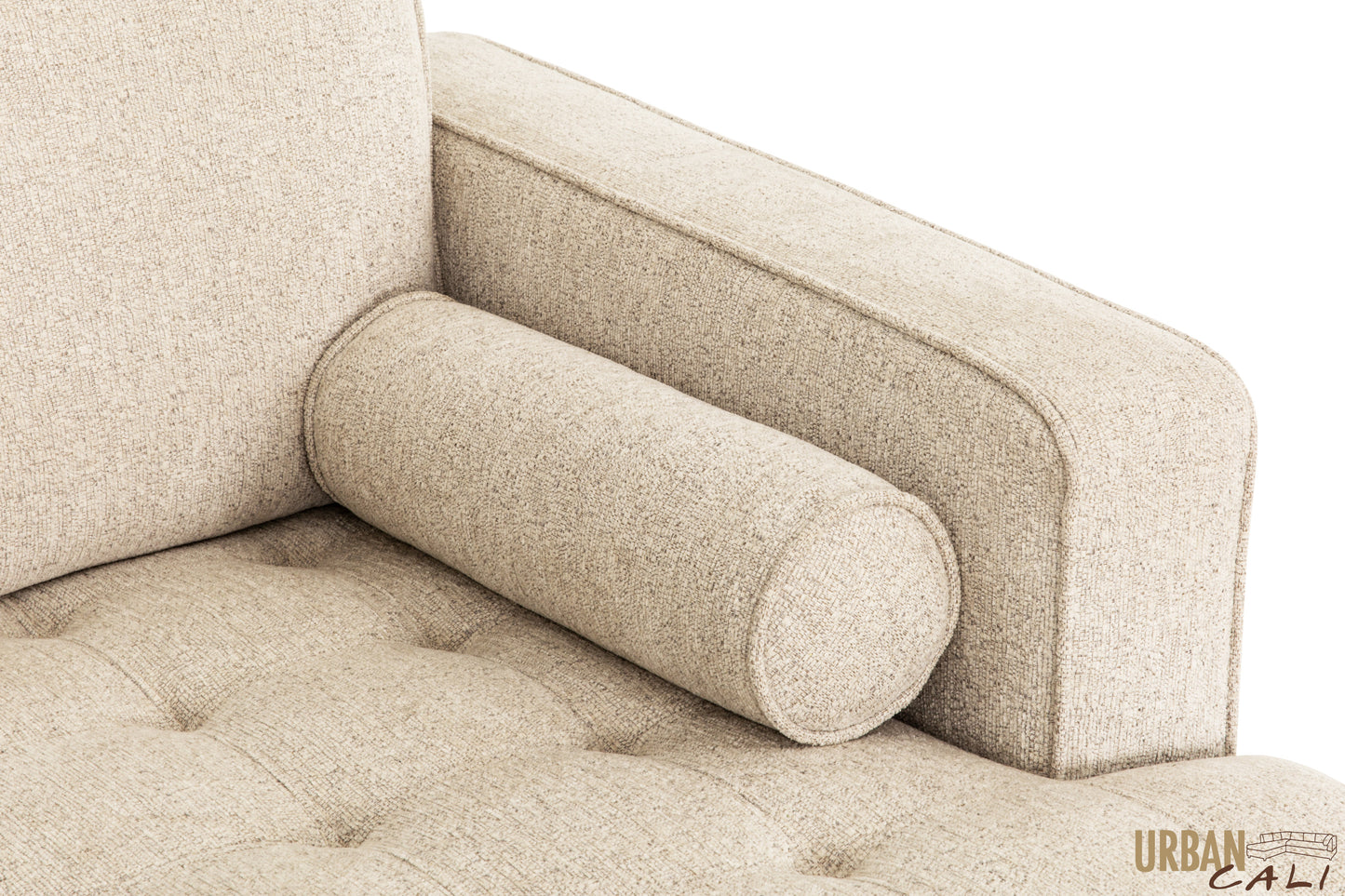 Palm Springs Sectional Sofa in Nora Oat