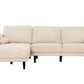 Palm Springs Sectional Sofa in Nora Oat