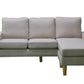 Urban Cali Sectional Cream San Francisco 74.8" Wide Sectional Sofa with Reversible Chaise - Available in 4 Colours