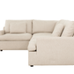 Urban Cali Sectional Long Beach Medium Modular L-Shaped Sectional Sofa in Axel Beige