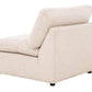 Urban Cali Sectional Long Beach Medium Modular Sectional Sofa with Ottoman in Axel Beige