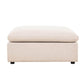 Urban Cali Sectional Long Beach Medium Modular Sectional Sofa with Ottoman in Axel Beige