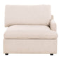 Urban Cali Sectional Long Beach Medium Modular Sectional Sofa with Ottoman in Axel Beige