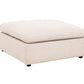 Urban Cali Sectional Long Beach Modular L-Shaped Sectional Sofa with Ottoman in Axel Beige