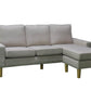 Urban Cali Sectional San Francisco 74.8" Wide Sectional Sofa with Reversible Chaise - Available in 4 Colours