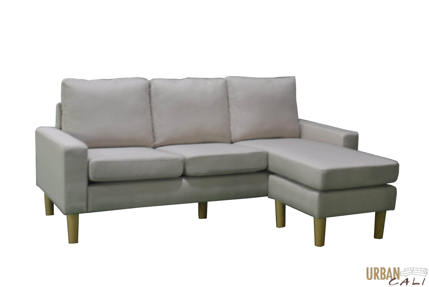 Urban Cali Sectional San Francisco 74.8" Wide Sectional Sofa with Reversible Chaise - Available in 4 Colours