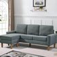 Urban Cali Sectional San Francisco 74.8" Wide Sectional Sofa with Reversible Chaise - Available in 4 Colours