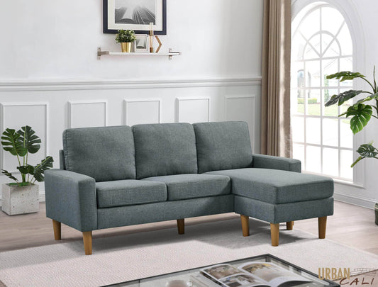 Urban Cali Sectional San Francisco 74.8" Wide Sectional Sofa with Reversible Chaise - Available in 4 Colours