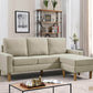 Urban Cali Sectional San Francisco 74.8" Wide Sectional Sofa with Reversible Chaise - Available in 4 Colours