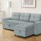 Urban Cali Sectional Sofa Venice Sleeper Sectional Sofa Bed with Reversible Storage Chaise - Available in 4 Colours
