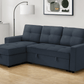 Urban Cali Sectional Sofa Venice Sleeper Sectional Sofa Bed with Reversible Storage Chaise - Available in 4 Colours