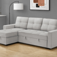 Urban Cali Sectional Sofa Venice Sleeper Sectional Sofa Bed with Reversible Storage Chaise - Available in 4 Colours