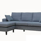 Urban Cali Sectional Sophia 84" Wide Sectional Sofa with Reversible Chaise - Available in 2 Colours