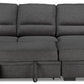 Urban Cali Sleeper Sectional Anaheim Condo Sleeper Sectional Sofa Bed with Storage Chaise