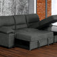 Urban Cali Sleeper Sectional Anaheim Condo Sleeper Sectional Sofa Bed with Storage Chaise
