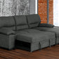 Urban Cali Sleeper Sectional Anaheim Condo Sleeper Sectional Sofa Bed with Storage Chaise