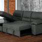 Urban Cali Sleeper Sectional Anaheim Condo Sleeper Sectional Sofa Bed with Storage Chaise