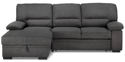 Urban Cali Sleeper Sectional Anaheim Left Facing Chaise Anaheim Condo Sleeper Sectional Sofa Bed with Storage Chaise