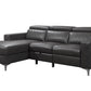 Urban Cali Berkeley Sleeper Sectional Sofa Bed with Storage Chaise and Power Recliner in Mirage Charcoal, image 7